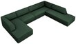 Stūra dīvāns Micadoni Home Ruby, zaļš cena un informācija | Stūra dīvāni | 220.lv