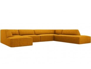 Stūra dīvāns Micadoni Home Ruby, oranžs cena un informācija | Stūra dīvāni | 220.lv