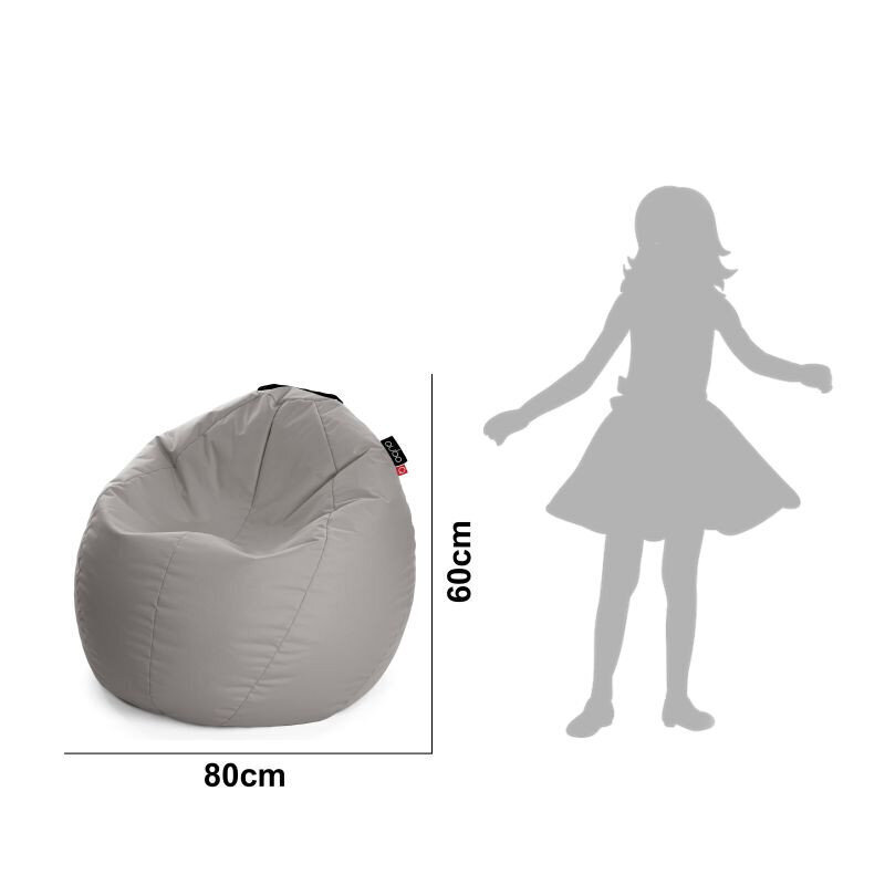 Sēžammaiss bērniem Qubo™ Comfort 80 Gooseberry, brūns cena un informācija | Sēžammaisi, klubkrēsli, pufi bērniem | 220.lv