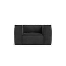 Krēsls Agawa, 113x95x68 cm, tumši pelēks цена и информация | Кресла в гостиную | 220.lv