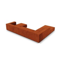 Sešvietīgs kreisās puses dīvāns Agawa, 365x270x68 cm, sarkans cena un informācija | Stūra dīvāni | 220.lv
