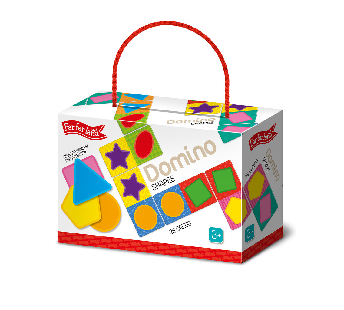 Domino spēle – Ģeometriskās formas cena un informācija | Attīstošās rotaļlietas | 220.lv