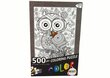 Krāsojamā puzle 500 gab, pūce cena un informācija | Puzles, 3D puzles | 220.lv