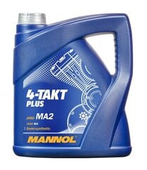 Motoreļļa Mannol 7202 4-Takt Plus, 4 l cena un informācija | Mannol Auto preces | 220.lv