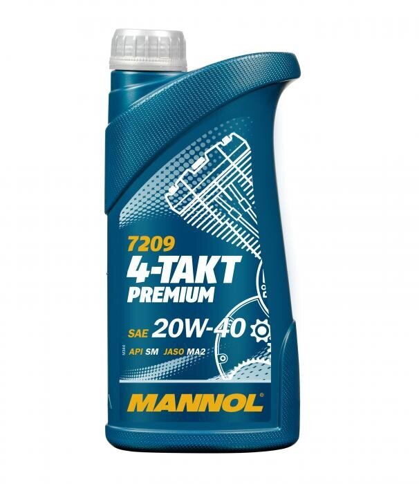 Eļļa Mannol 7209 4-Takt Premium 20W-40, 1l цена и информация | Moto eļļas | 220.lv