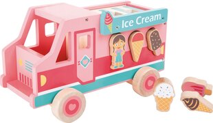Koka rotaļlietu šķirotājs Small Foot Ice Cream Bus cena un informācija | Rotaļlietas zīdaiņiem | 220.lv