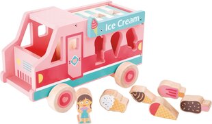 Koka rotaļlietu šķirotājs Small Foot Ice Cream Bus цена и информация | Игрушки для малышей | 220.lv