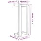 vidaXL dvieļu pakaramais, 23x18x60 cm, priedes masīvkoks цена и информация | Vannas istabas aksesuāri | 220.lv