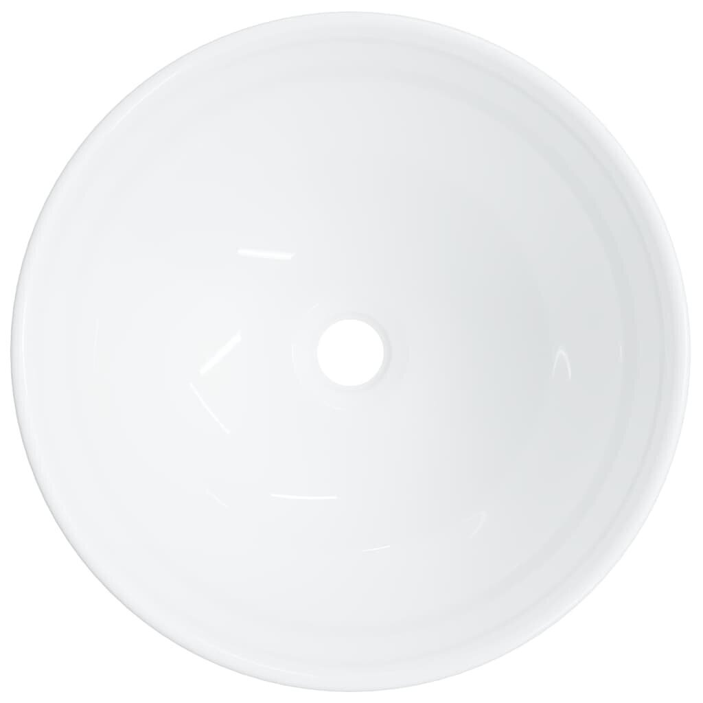 vidaXL izlietne, balta, 28x28x10 cm, keramika cena un informācija | Izlietnes | 220.lv