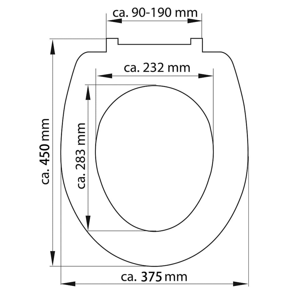 SCHÜTTE Duroplast tualetes sēdeklis CARRIBEAN, ar zīmējumu cena un informācija | Vannas istabas aksesuāri | 220.lv
