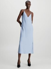 CALVIN KLEIN Recycled Cdc Midi Slip Blue Chime 560076773 цена и информация | Платья | 220.lv