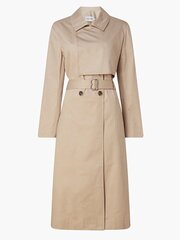 CALVIN KLEIN Cotton Twill Trench Coat Pastel Sand 560076786 цена и информация | Женские пальто | 220.lv