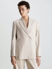 CALVIN KLEIN Linen Tailored Smooth Beige 560076763 цена и информация | Женские пиджаки | 220.lv