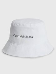 CALVIN KLEIN Monogram Soft Bucket Bright White 545008828 цена и информация | Мужские шарфы, шапки, перчатки | 220.lv