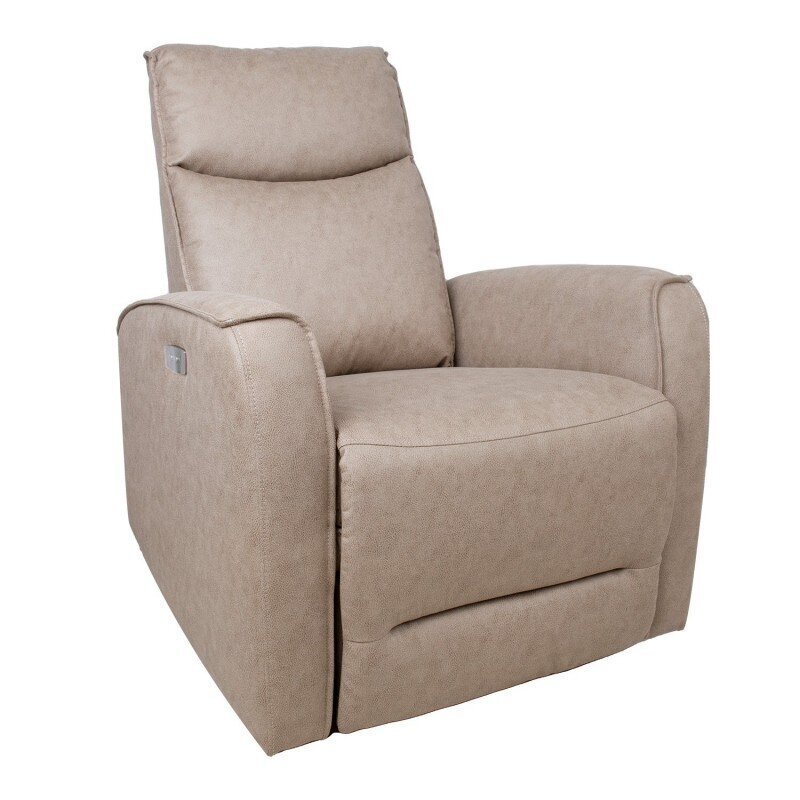 Krēsls Home4You Buster, smilškrāsā cena un informācija | Atpūtas krēsli | 220.lv
