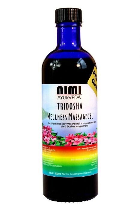 Ājurvēdas ķermeņa eļļa Tridosha, Nimi Ayurveda, 200ml cena un informācija |  Masāžas eļļas | 220.lv