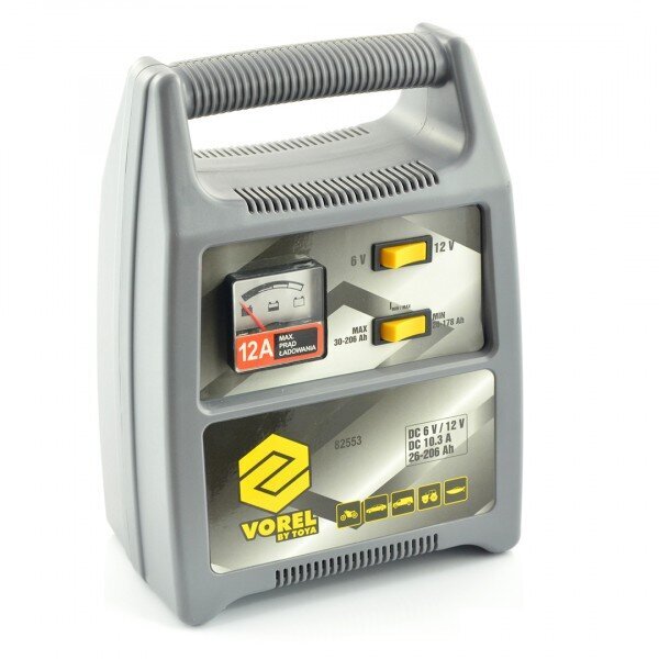 Automašīnas akumulatoru lādētājs Vorel 82553 cena un informācija | Akumulatoru lādētāji | 220.lv