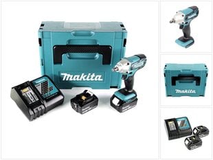 Аккумуляторная ударная дрель Makita DTW 190 RFJ цена и информация | Шуруповерты, дрели | 220.lv