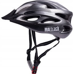 MalTrack veloķivere, 57-62cm, melna cena un informācija | Ķiveres | 220.lv