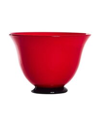 Venini mājai Hand-Blown Glass 1175970 Vases  Sarkans OS cena un informācija | Vāzes | 220.lv