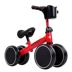 Беговел четырехколесный Baby Planet, красный цена и информация | Балансировочные велосипеды | 220.lv