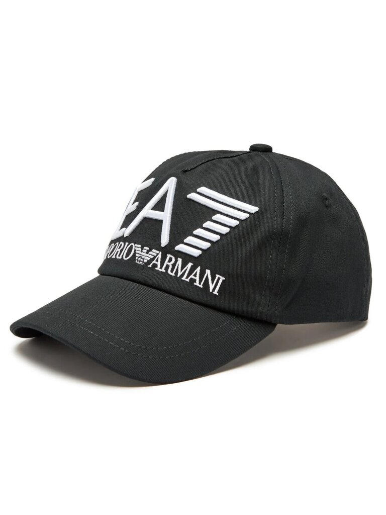 Beisbola cepure EA7, melns/balts 280546309 цена и информация | Vīriešu cepures, šalles, cimdi | 220.lv