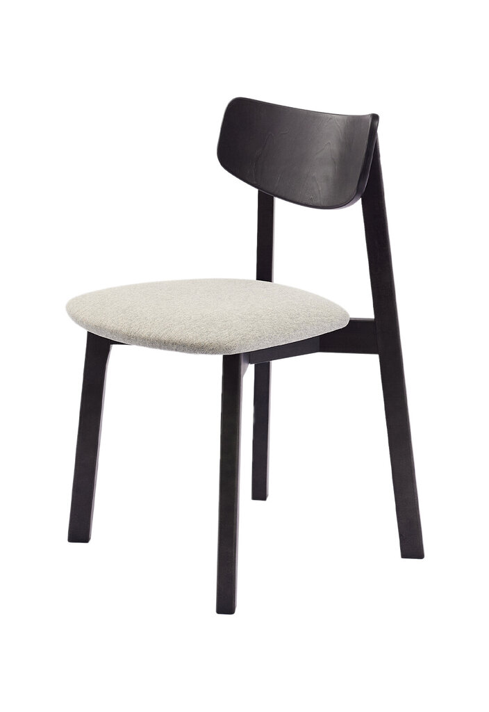 2-vu ēdamistabas krēslu komplekts Vega, melns cena un informācija | Virtuves un ēdamistabas krēsli | 220.lv