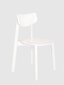2-vu ēdamistabas krēslu komplekts Vega, balts cena un informācija | Virtuves un ēdamistabas krēsli | 220.lv