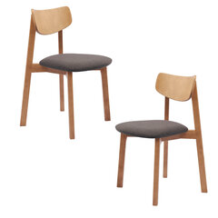 Комплект из двух обеденных стульев Vega , светло коричневый цена и информация | Стулья для кухни и столовой | 220.lv