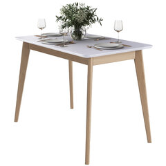 Pegasus 102cm taisnstūrveida koka pusdienu galds цена и информация | Кухонные и обеденные столы | 220.lv