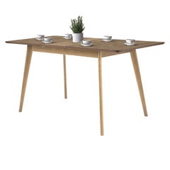 Раздвижной обеденный стол из дерева Pegasus Plus, 120 см  цена и информация | Кухонные и обеденные столы | 220.lv