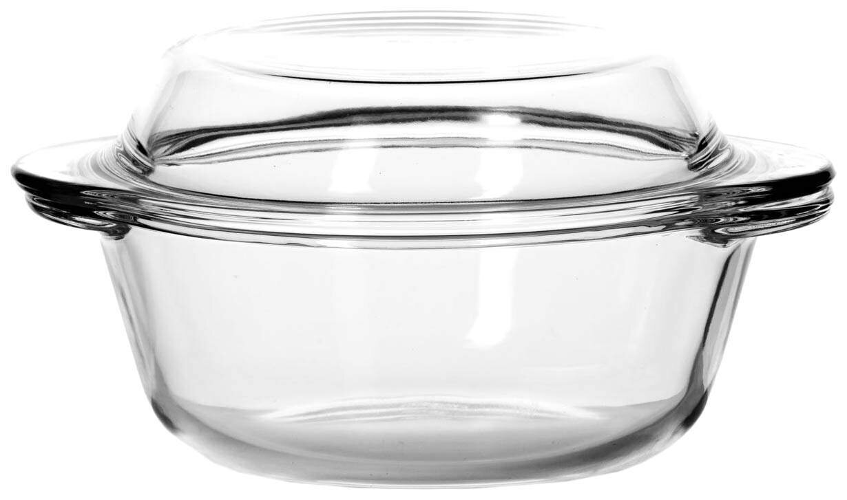 Stikla katliņš ar vāku, karstumizturīgs 1,5l цена и информация | Katli, tvaika katli | 220.lv