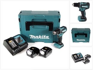 Аккумуляторная дрель Makita DDF 485 RTJ цена и информация | Шуруповерты, дрели | 220.lv