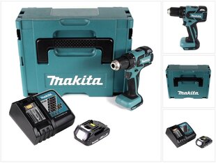 Аккумуляторная дрель Makita DDF 459 Y1J цена и информация | Шуруповерты, дрели | 220.lv