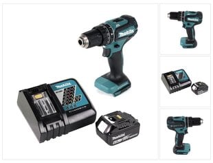 Аккумуляторная ударная дрель Makita DHP 485 RG1 цена и информация | Шуруповерты, дрели | 220.lv