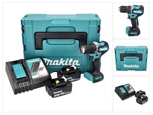 Аккумуляторная дрель Makita DDF 487 RFJ цена и информация | Шуруповерты, дрели | 220.lv