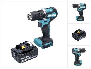 Аккумуляторная дрель Makita DDF 487 G1 цена и информация | Шуруповерты, дрели | 220.lv