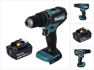 Аккумуляторная ударная дрель Makita DHP 485 T1 цена и информация | Шуруповерты, дрели | 220.lv