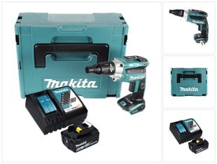 Аккумуляторный шуруповерт Makita DFS 251 RG1J цена и информация | Шуруповерты, дрели | 220.lv