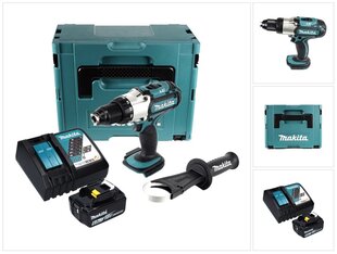 Аккумуляторная дрель Makita DDF 451 RG1J цена и информация | Шуруповерты, дрели | 220.lv