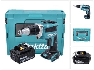 Аккумуляторный шуруповерт Makita DFS 452 T1J цена и информация | Шуруповерты, дрели | 220.lv