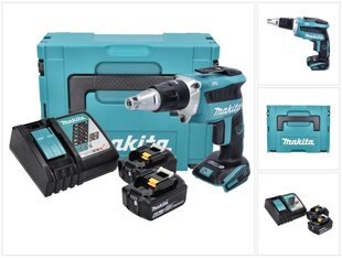 Аккумуляторный шуруповерт Makita DFS 452 RGJ цена и информация | Шуруповерты, дрели | 220.lv