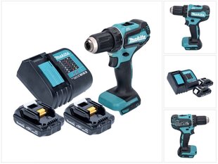 Аккумуляторная дрель Makita DDF 485 SY цена и информация | Шуруповерты, дрели | 220.lv