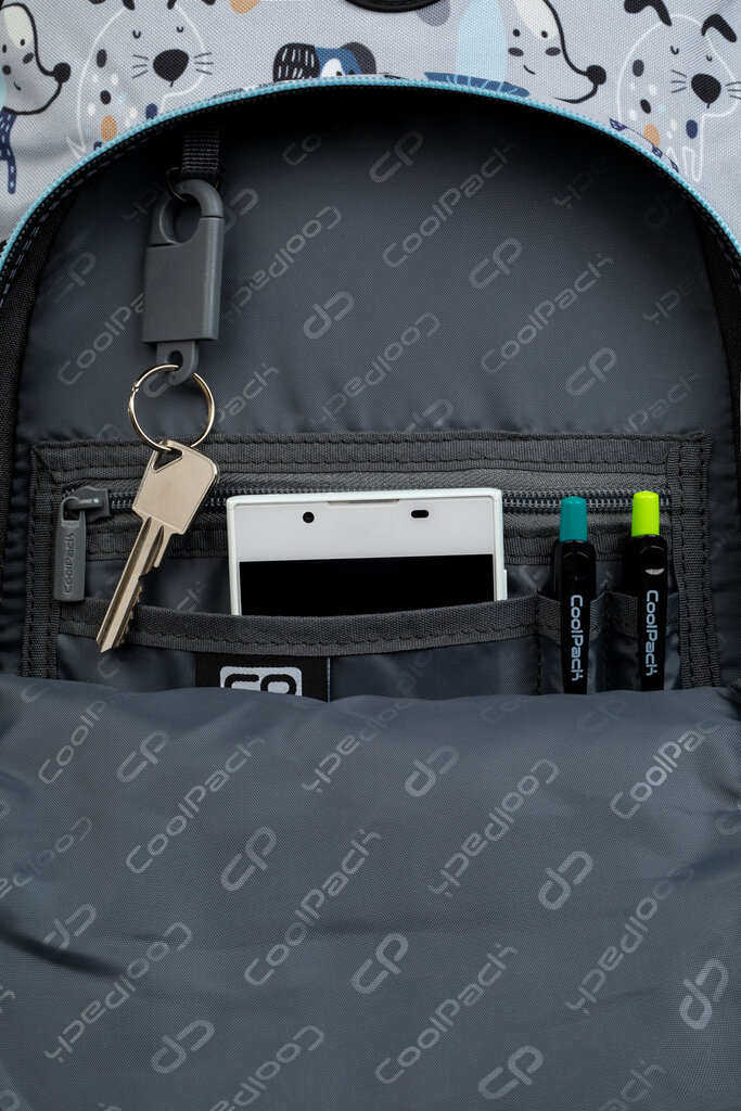 Mugursoma CoolPack Basic Plus 17" Doggy F003694 cena un informācija | Skolas somas | 220.lv