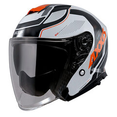 Mirage SV Trend (M) A4 WhiteBlackOrange ķivere cena un informācija | Moto ķiveres | 220.lv