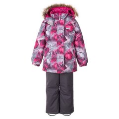 Lenne bērnu ziemas komplekts, pelēks/fuksija цена и информация | Куртки, пальто для девочек | 220.lv