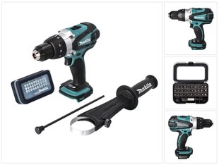 Аккумуляторная ударная дрель Makita DHP 458 Z цена и информация | Шуруповерты, дрели | 220.lv