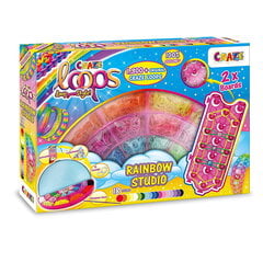 Komplekts rokassprādžu aušanai Loops Rainbow Studio Craze. cena un informācija | Attīstošās rotaļlietas | 220.lv