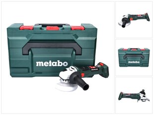 Akumulatora leņķa slīpmašīna Metabo W 18 LT BL 11-125 cena un informācija | Slīpmašīnas | 220.lv