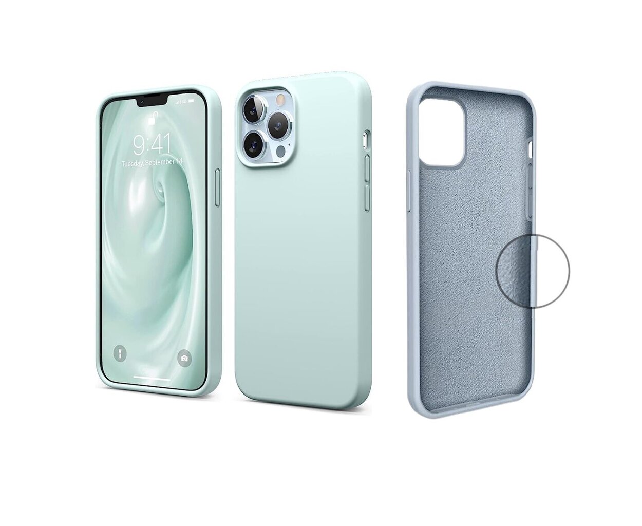 Jashinne Silicone Case Set 2in1 IP12 цена и информация | Telefonu vāciņi, maciņi | 220.lv